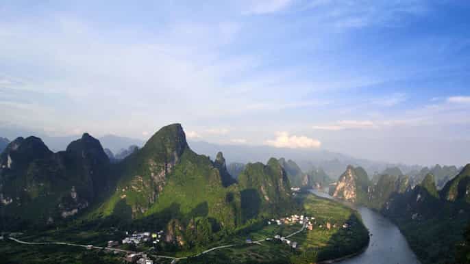 one day li river cruise from guilin to yangshuo