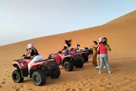 Marrakech-Merzouga Excursión de 3 días por el desierto Tienda de lujo Camello &Quad