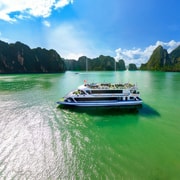 From Hanoi: Halong Bay on 5-star cruise full-day tour. From Hanoi: Halong Bay on 5-star cruise full-day tour.