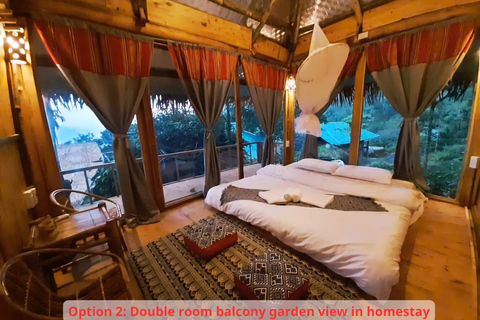 Hanoi: 2-Day Pu Luong Trekking & Resort balcony room Option 1: Balcony Mountain View Room at Resort
