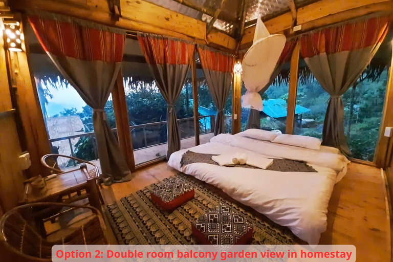 Hanoi: 2-Day Pu Luong Trekking & Resort balcony room Option 1: Balcony Mountain View Room at Resort