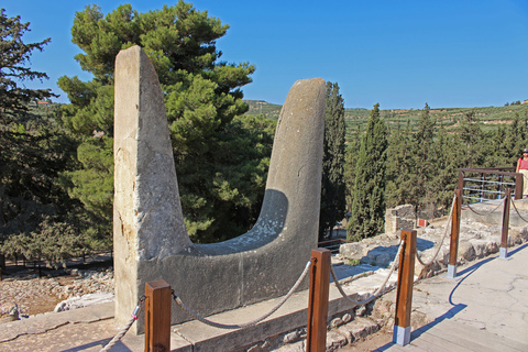 Heraklion, Knossos &amp; Minoisk kulturutställningUpphämtning i Georgioupolis