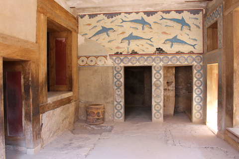 Kreta: Heraklion, Knossos & Minoische KulturshowAbholung in Georgioupolis