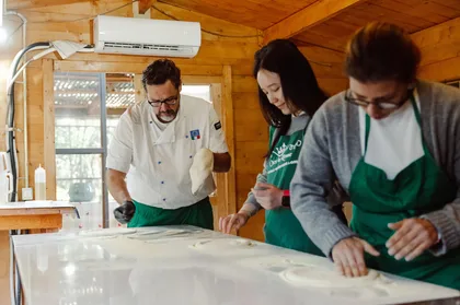 Rom: Kombinierter Pizza- und Pasta-Kochkurs mit Wein Rom: Kombinierter Pizza- und Pasta-Kochkurs mit Wein