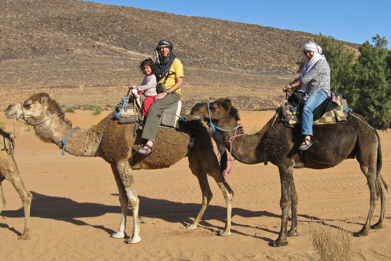 Agadir: kameelrit op de Flamingo-rivierAgadir: Flamingo rivier kamelenrit