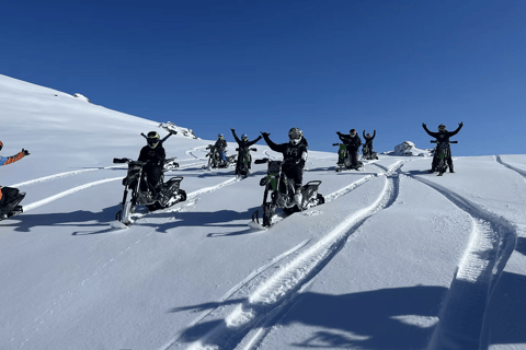 Queenstown: Guided Snowbike Adventure with Transfer Afternoon Tour