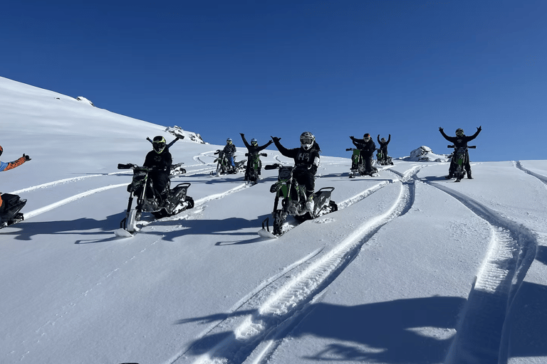 Queenstown: Guided Snowbike Adventure with Transfer Afternoon Tour