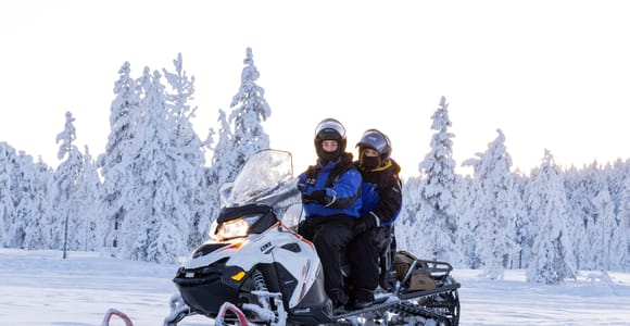 Saariselka: Snowmobile Safari on Tundra