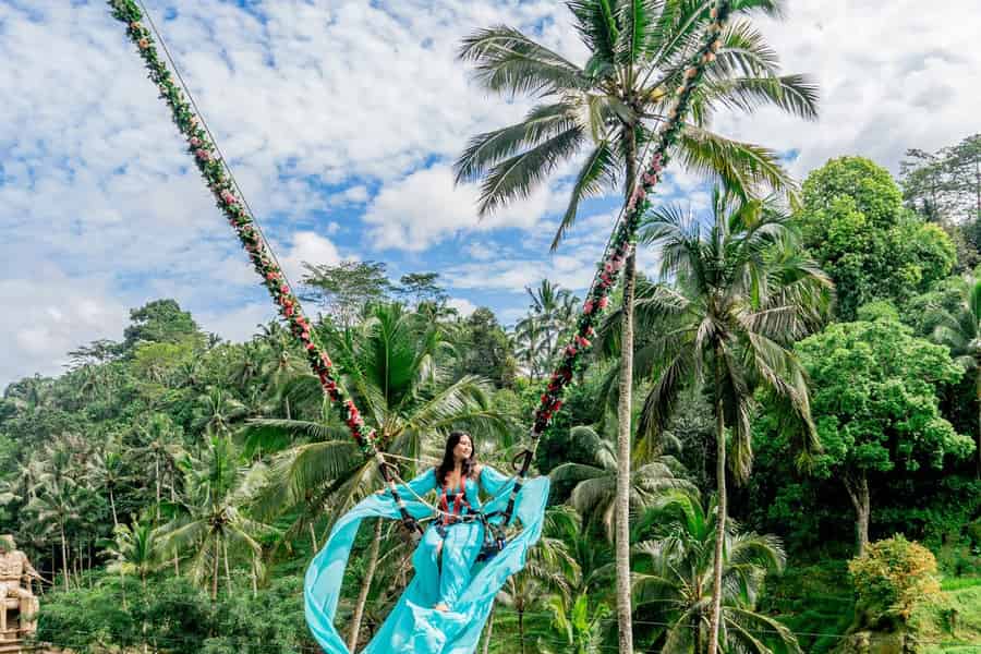 Ubud: Alas Harum Day-Pass, Swing, Sky Bike & Flying Fox. Foto: GetYourGuide