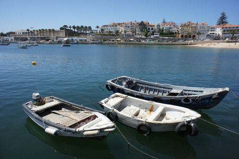 Liten gruppresa till Sintra från Lissabon med biljett till Pena PalaceFrån Lissabon: Guidad dagstur av Sintra och Cascais bästa