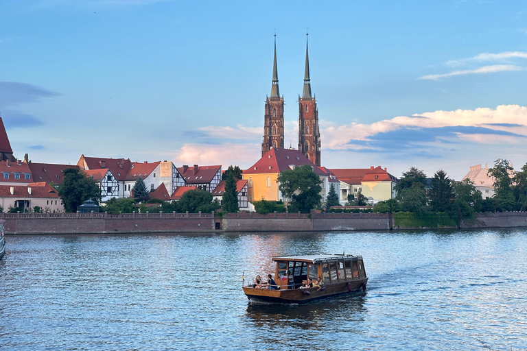 Kvällstur i Wroclaw (gratis foton efter turen)Nattvandring genom Wroclaw