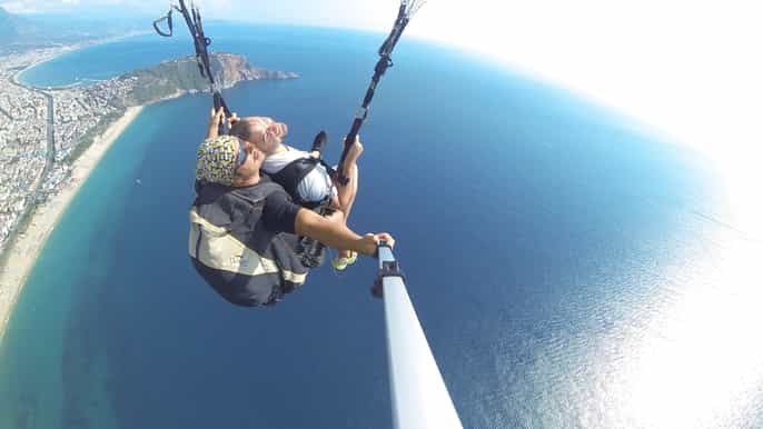 alanya tandem paragliding experience
