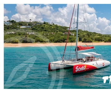 St Martin PARCO MARINO CATAMARANO Tour con pranzo e open bar