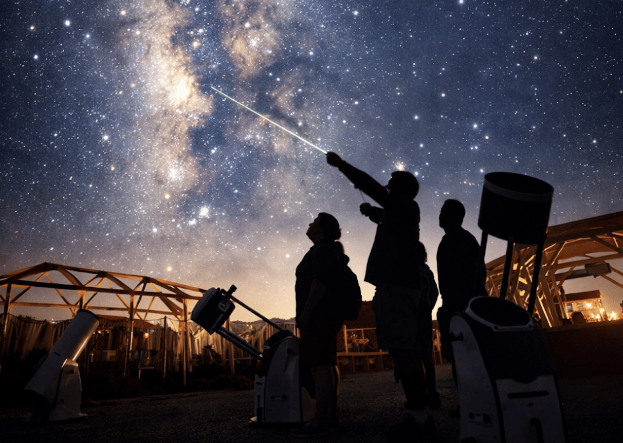 Astronomie-Nacht in der Finca Astronomica, Cartagena, Murcia