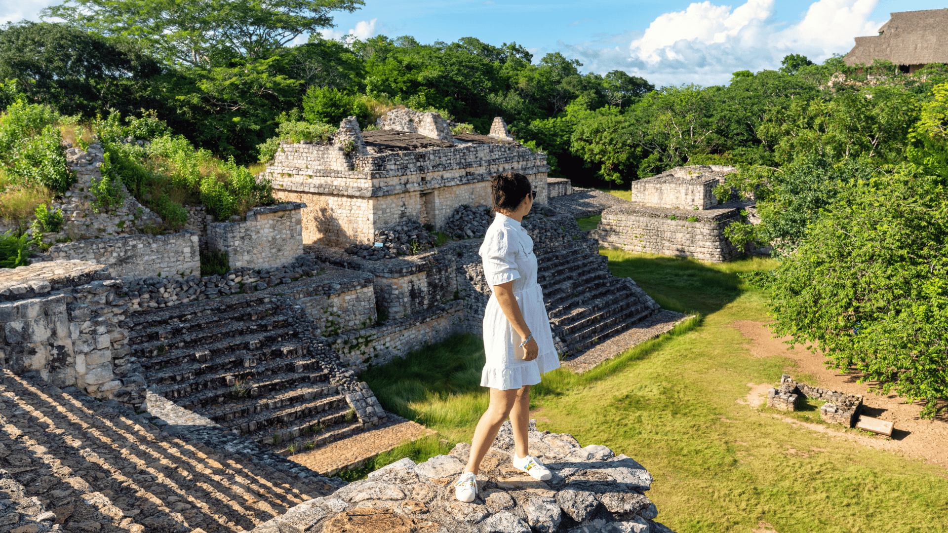 Ab Riviera Maya: Ek Balam, Nool Ha Cenote, Uayma & Mittagessen
