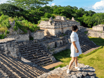 Dalla Riviera Maya: Tour Ek Balam e Cenote con pranzo e servizio di prelievo