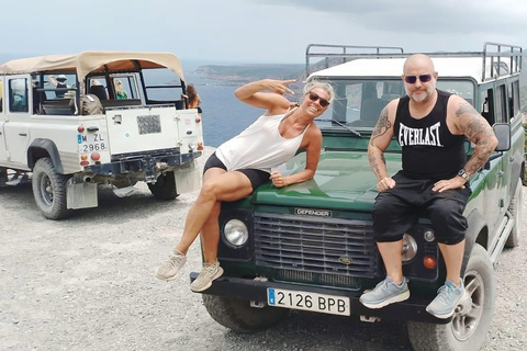 Ibiza: Jeep Safari Island Exploration Sunday to Friday with Pickup from Es Canar/Santa Eularia