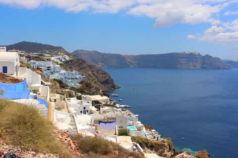 From Crete: Santorini Full-Day Tour by Boat