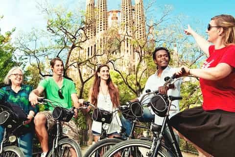 Fietstocht Barcelona met pauze in strandbar