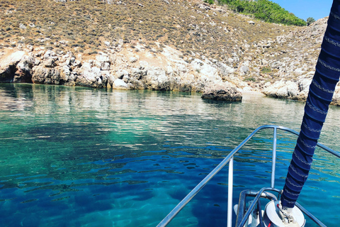 Mykonos: Cruise naar de eilanden Delos en Rhenia met BBQ-maaltijdCruise zonder overstap