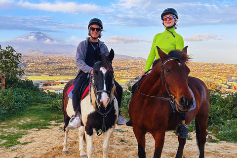 Catania: Guided Horseback Ride in Misterbianco Countryside