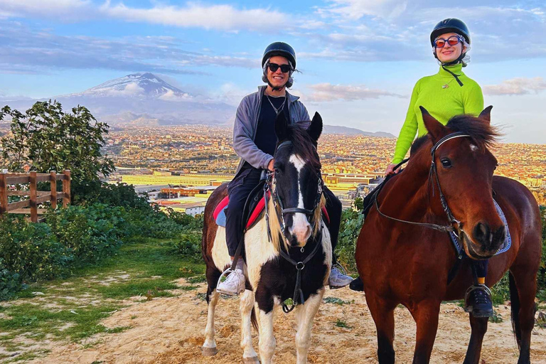 Catania: Guided Horseback Ride in Misterbianco Countryside
