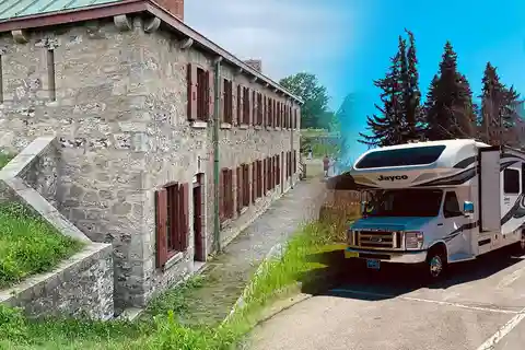 Old Fort Erie og Niagara-regionen i autocamper