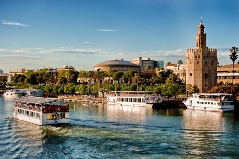 Kunstvolles Sevilla: 3-stündiges Sightseeing mit Bootsfahrt