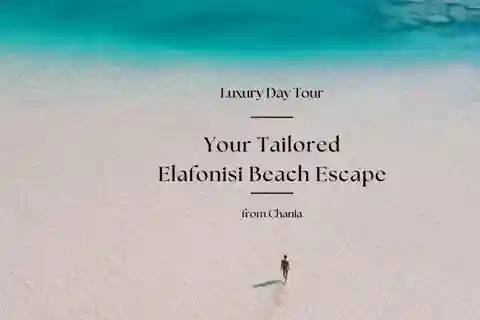Votre escapade sur mesure à Elafonisi. Excursion de luxe d'une journée au départ de La Canée.