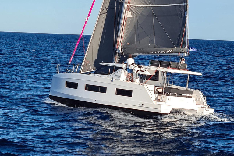 Athens: Catamaran Cruise with BBQ & Drinks