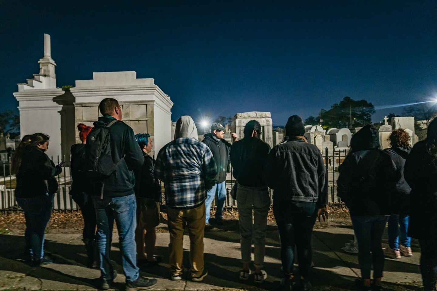 New Orleans: Geisterfriedhof-Tour & Stadtrundfahrt bei Nacht