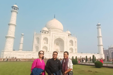 From Agra: Skip-the-Line Taj Mahal & Agra Fort Day Tour Only Professional Tour Guide