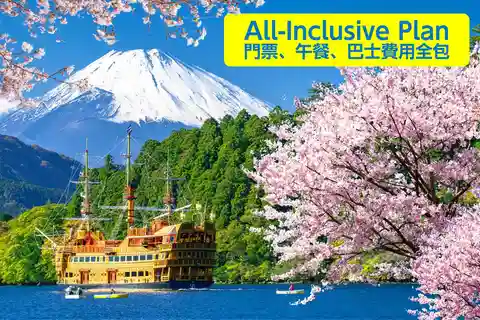 Tokio: Excursión de un día al Monte Fuji y Hakone con teleférico y crucero