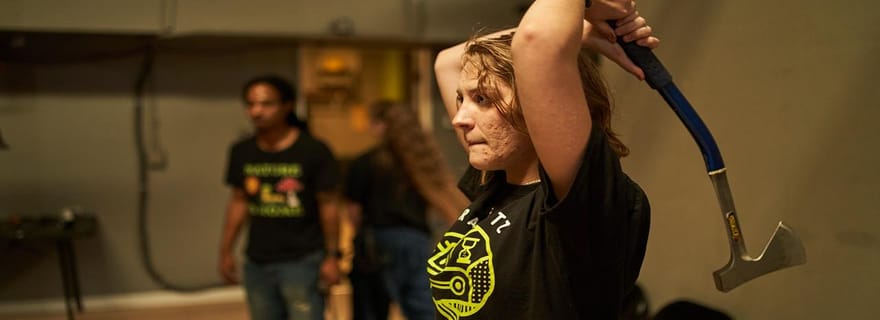 Reno : Expérience de lancer de hache et de couteau