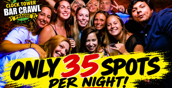 Prague: Pub Crawl w/Welcome Shots & VIP CLUB-Limited Spots