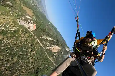 Cilento : vol en parapente biplace au-dessus de Capaccio Paestum