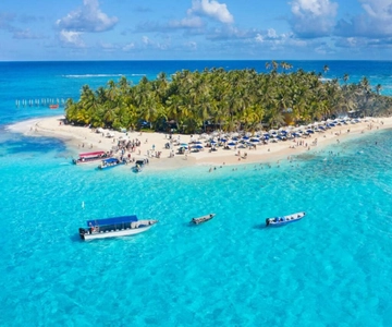 SAN ANDRES: TRANSFER DE BARCO + JOHNNY CAY + JOHNNY CAY