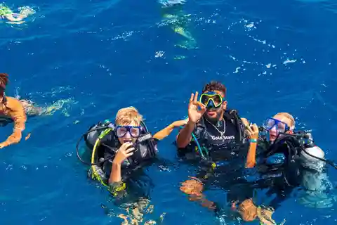 Kusadasi - dykning för nybörjare Dykning för nybörjare med lunch och transfer