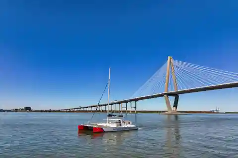 Charleston: Sunday Mimosa Catamaran Sail w/Mini Brunch Bites