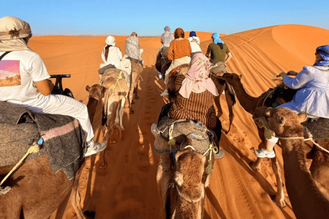 From Marrakech: 4-Day Camel Ride & Sahara Camp Experience From Marrakech : 4 days desert group tour (luxury camp)