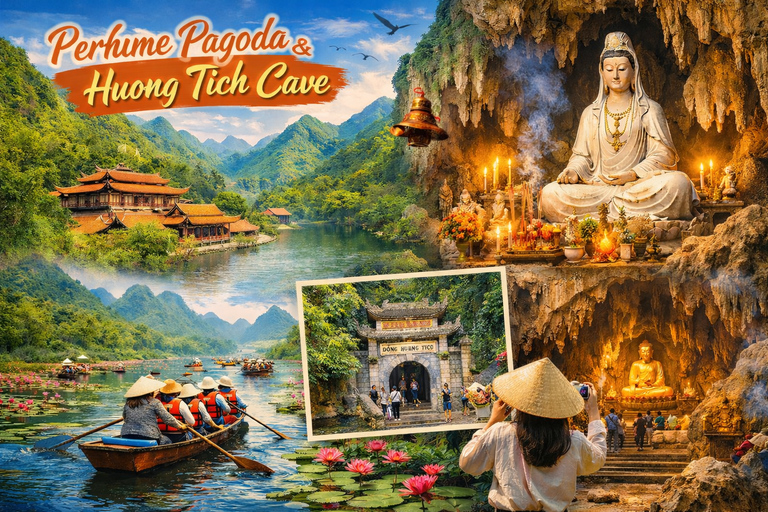 From Hanoi: Perfume Pagoda & Huong Tich Cave Group Tour