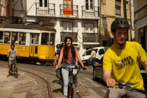 Lissabon: heuvelrit van 2,5 uur met een elektrische fietsGedeelde tour in het Engels