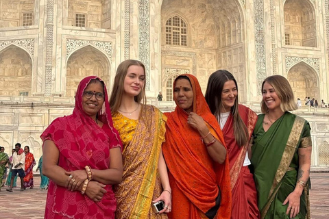 From Delhi: 5-Day Golden Triangle & Tiger Safari Journey Transportation and guide service only