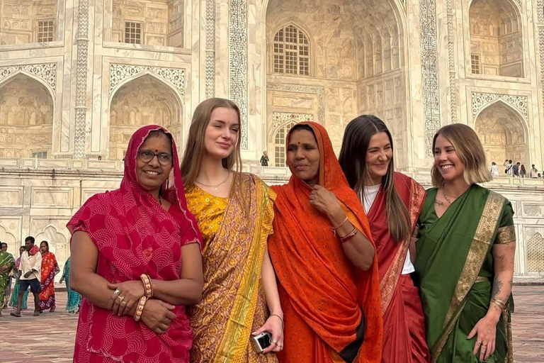 From Delhi: 5-Day Golden Triangle & Tiger Safari Journey Transportation and guide service only