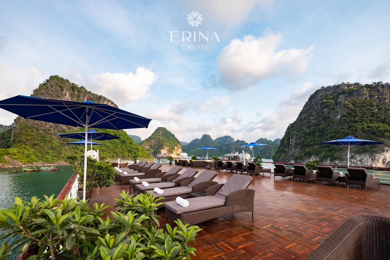2/3-Day Halong & Lan Ha Bay Erina 5* Cruise balcony, bathtub 3-Days Cruise with Transfer from/to Hanoi or Ninh Binh