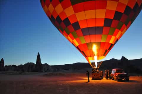 cappadocia hot air balloon ride with hotel transfer