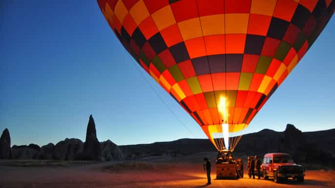 cappadocia hot air balloon ride with hotel transfer