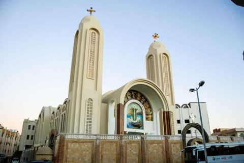 Makadi : visite de la mosquée, de l'église et de la marina d'El Mina