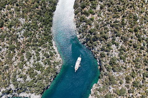 Navega por Turquía: Fethiye Kekova Fethiye Crucero en Goleta de Edad Mixta