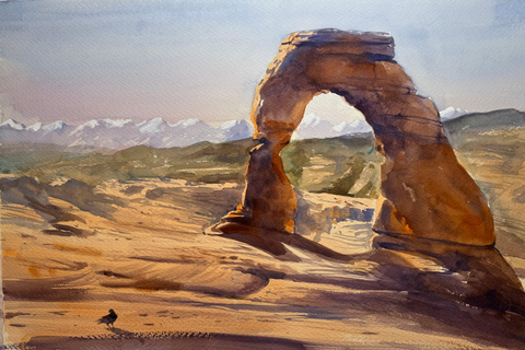Moab: 5-Day Plein Air Watercolor Workshop with Carol Newsom